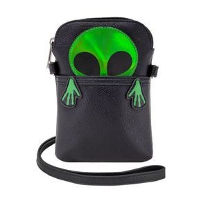 Peeking Alien Crossbody Pouch